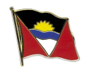 Flaggen Pin Antigua und Barbuda geschwungen | ca. 20 mm