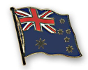 Flaggen Pin Australien geschwungen | ca. 20 mm