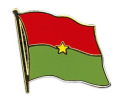 Flaggen Pin Burkina Faso geschwungen | ca. 20 mm