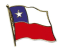 Flaggen Pin Chile geschwungen | ca. 20 mm