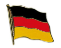 Flaggen Pin Deutschland geschwungen | ca. 20 mm