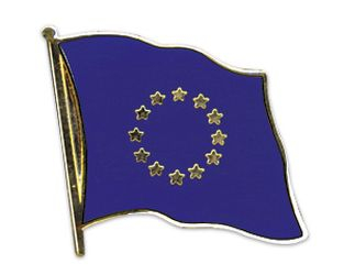 Flaggen Pin Europa geschwungen | ca. 20 mm