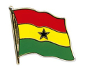 Flaggen Pin Ghana geschwungen | ca. 20 mm
