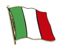 Flaggen Pin Italien geschwungen | ca. 20 mm