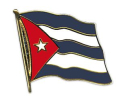 Flaggen Pin Kuba geschwungen | ca. 20 mm