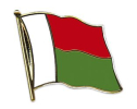 Flaggen Pin Madagaskar geschwungen | ca. 20 mm