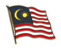 Flaggen Pin Malaysia geschwungen | ca. 20 mm