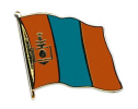 Flaggen Pin Mongolei geschwungen | ca. 20 mm