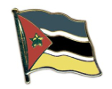 Flaggen Pin Mosambik geschwungen | ca. 20 mm