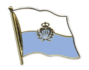 Flaggen Pin San Marino geschwungen | ca. 20 mm