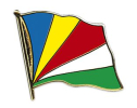 Flaggen Pin Seychellen geschwungen | ca. 20 mm