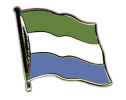 Flaggen Pin Sierra Leone geschwungen | ca. 20 mm