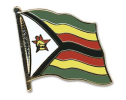 Flaggen Pin Simbabwe geschwungen | ca. 20 mm