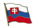 Flaggen Pin Slowakei geschwungen | ca. 20 mm