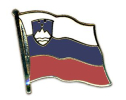 Flaggen Pin Slowenien geschwungen | ca. 20 mm
