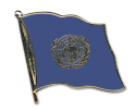 Flaggen Pin UNO, Vereinigte Nationen geschwungen | ca. 20 mm