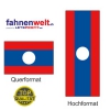 LAOS Fahne in Top-Qualität gedruckt im Hoch- und Querformat | diverse Grössen