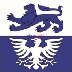 Fahne Gemeinde  Ludetswil Ehemalige Gemeinde (ZH) | 30 x 30 cm und Grösser