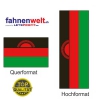 MALAWI Fahne in Top-Qualität gedruckt im Hoch- und Querformat | diverse Grössen