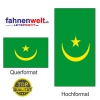MAURETANIEN Fahne bis 2017 in Top-Qualität gedruckt im Hoch- und Querformat | diverse Grössen