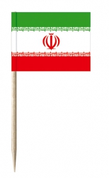 Mini-Fahnen Iran Pack à 50 Stück | 30 x 40 mm