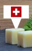 Mini-Schilder Schweiz quadratisch Pack à 50 Stück | 20 x 40 mm