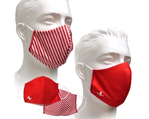 Stoff-Maske für Mund und Nase im CH Design | Wiederverwendbar