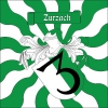 Fahne geflammt Bezirk Zurzach (AG) | 30 x 30 cm und Grösser