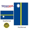 NAURU Fahne in Top-Qualität gedruckt im Hoch- und Querformat | diverse Grössen