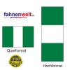 NIGERIA Fahne in Top-Qualität gedruckt im Hoch- und Querformat | diverse Grössen