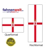 NORDIRLAND Fahne in Top-Qualität gedruckt im Hoch- und Querformat | diverse Grössen