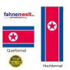 NORDKOREA Fahne in Top-Qualität gedruckt im Hoch- und Querformat | diverse Grössen