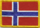 Patch Sticker zum aufbügeln Norwegen | 5.5 x 9 cm
