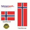 NORWEGEN Fahne in Top-Qualität gedruckt im Hoch- und Querformat | diverse Grössen
