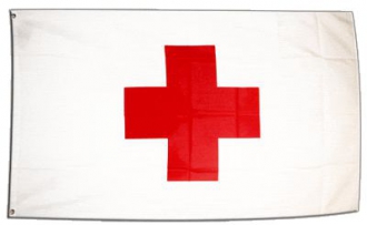 Rotes Kreuz Fahne gedruckt | 60 x 90 cm