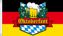 Oktoberfest Deutschland Fahne gedruckt | 90 x 150 cm
