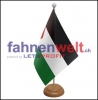 Palästina Tisch-Fahne aus Stoff mit Holzsockel | 22.5 x 15 cm