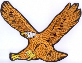 Patch Sticker zum aufbügeln Adler 1  | 24.5 x 19.8 cm