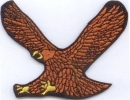 Patch Sticker zum aufbügeln Adler 3  | 9.5 cm x 7.8 cm