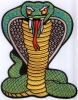 Patch Sticker zum aufbügeln Kobra 2  | 19.5 x 24.8 cm