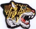 Patch Sticker zum aufbügeln Tiger 1  | 10 x 13 cm