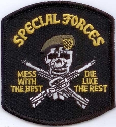 Patch Sticker zum aufbügeln US Special Forces | 5.5 x 9 cm