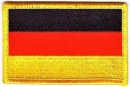 Patch Sticker zum aufbügeln Deutschland | 5.5 x 8 cm