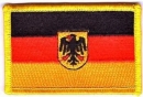 Patch Sticker zum aufbügeln Deutschland mit Adler | 5.5 x 8 cm