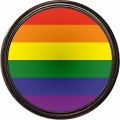 Regenbogen und Gender Pins