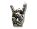 Rock-Hand Pin gross | ca. 22 x 14 mm