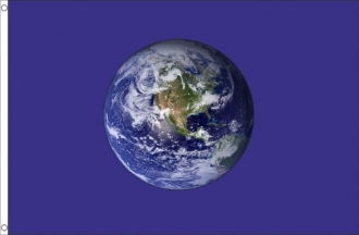 Planet Erde / Planet Earth Fahne aus Stoff | 60 x 90 cm