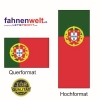 PORTUGAL Fahne in Top-Qualität gedruckt im Hoch- und Querformat | diverse Grössen