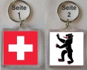 Schlüsselanhänger Appenzell Innerrhoden / Schweiz  | 40 x 40 mm