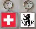 Schlüsselanhänger Appenzell Ausserrhoden / Schweiz | 40 x 40 mm